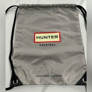 Hunter Silver Drawstring Backpack